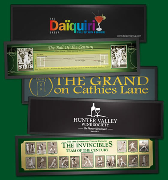 Custom printed Bar Mats / Bar Runners