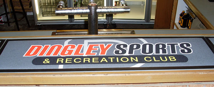 Custom Logo Bar Mats & Custom Logo Bar Runners 