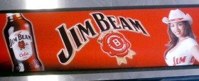 Jim Beam  - Counter photographic mat