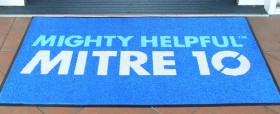 Mitre 10 - Logo dyed entrance mat