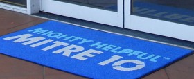 Mitre 10 - Logo dyed entrance mat2