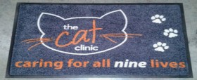 Cat Clinic Premium Carpet Dyed Branded mat