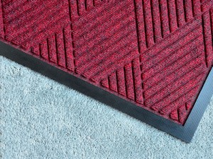 Red Commercial grade mats