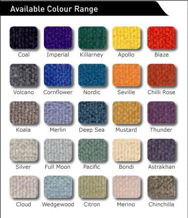 carpet colour chart